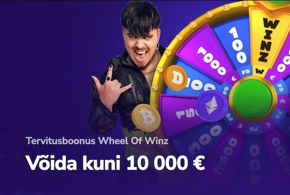 Winz tervitusboonused
