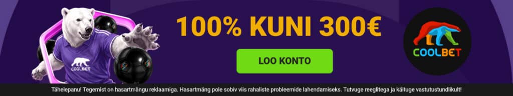 Parim tervitusboonus Eestis