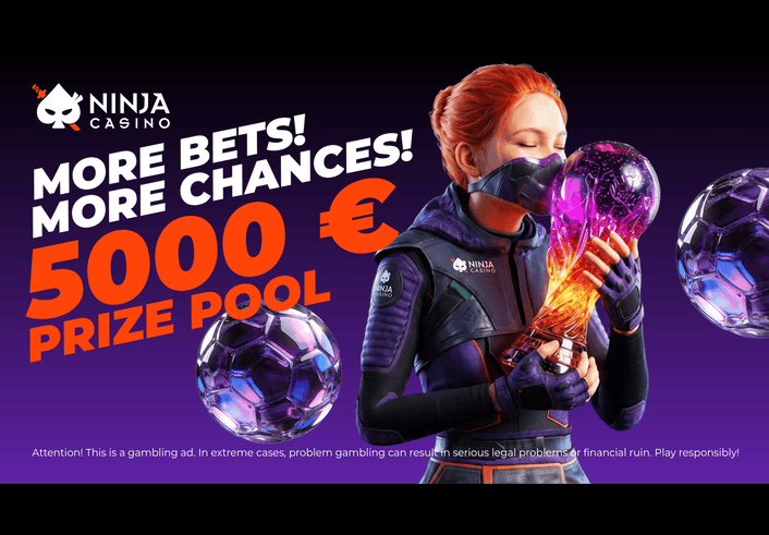 Ninja Casino 5000 € MM loos